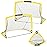 Soccer Goal with Carry Bag, 9MM Strengthen Pole & Nets Arched Design, Backyard Kids Soccer Goals Set 2Packs 3.6\'x2.7\' Portable Pop Up Soccer Nets for Toddler, Adults, Youth Games, Sports, Play, Gifts