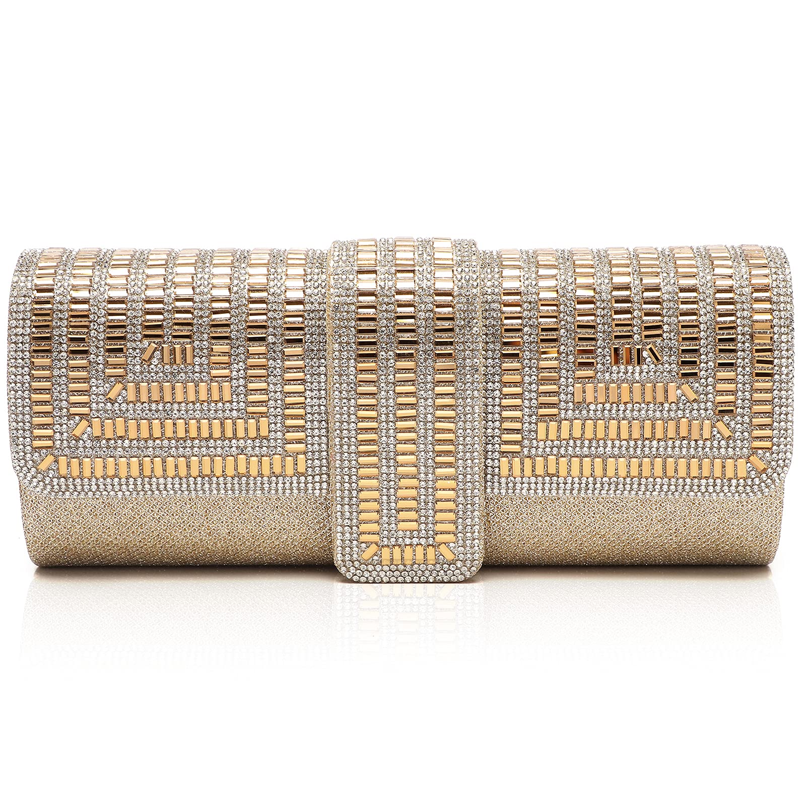 Labair Evening Bag and Clutches for Women Crystal Bag Sparkly Clutch Purse with Rhinestones Wedding Party formal Handbag.