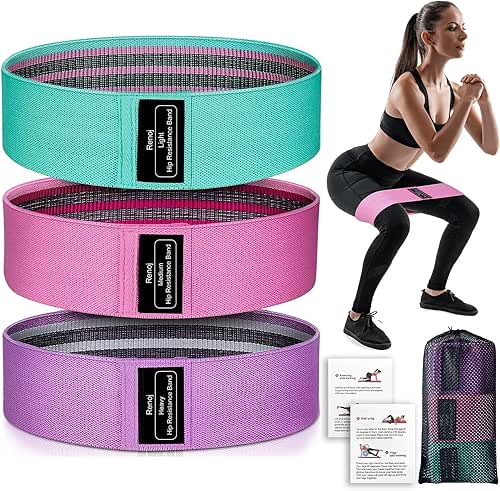 Renoj Resistance Bands, Yoga Starter Sets for Women and Men,