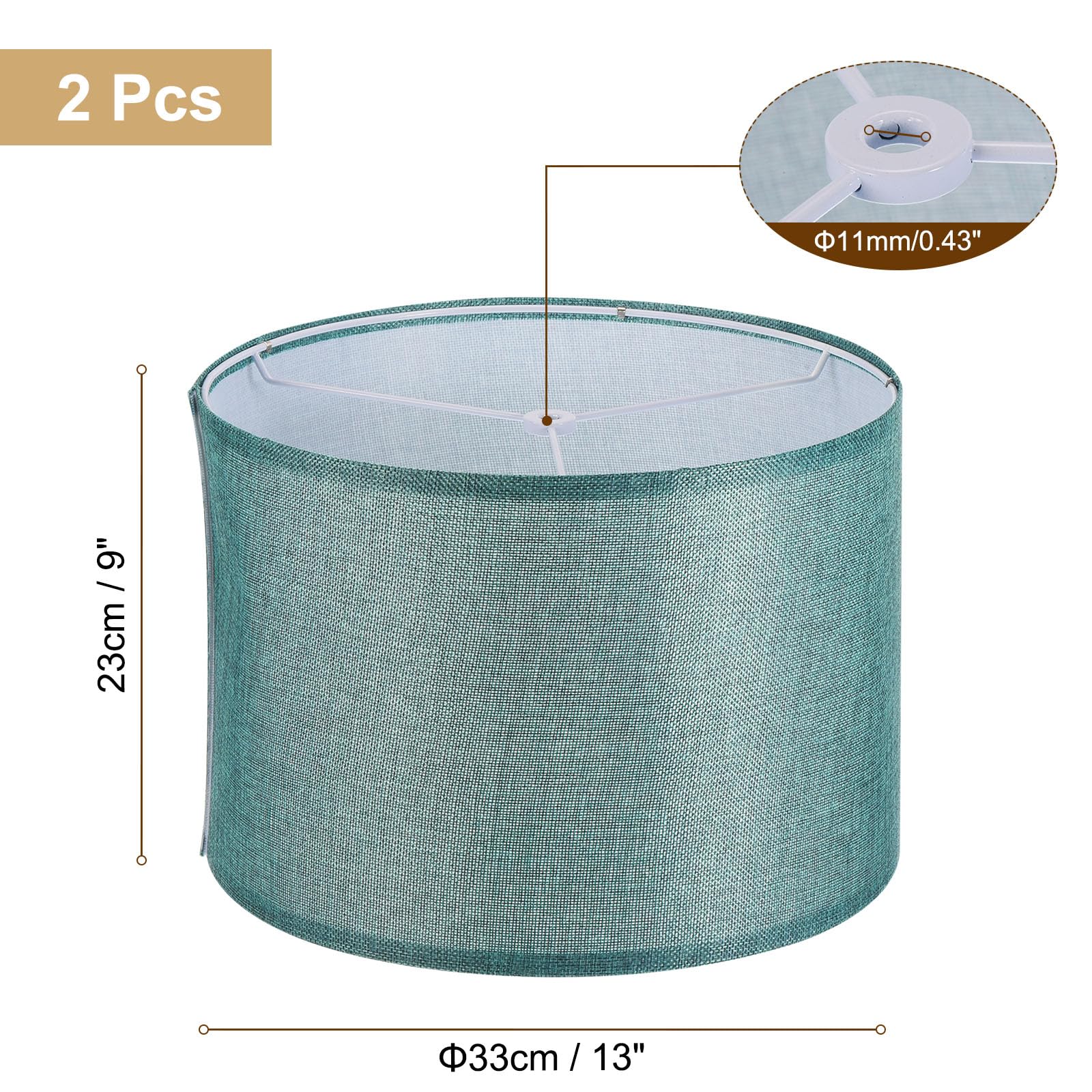 PATIKIL Drum Lamp Shades Set of 2 - Image 2