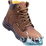 EVERBOOTS ULTRA DRY Men's Waterproof Hiking Work Boots, Lightweight Ultility Leather Shoes, Water Proof Tactical Military Outdoor Ankle Mens Boot for Construction, Roofing, Hunting, Winter Trails