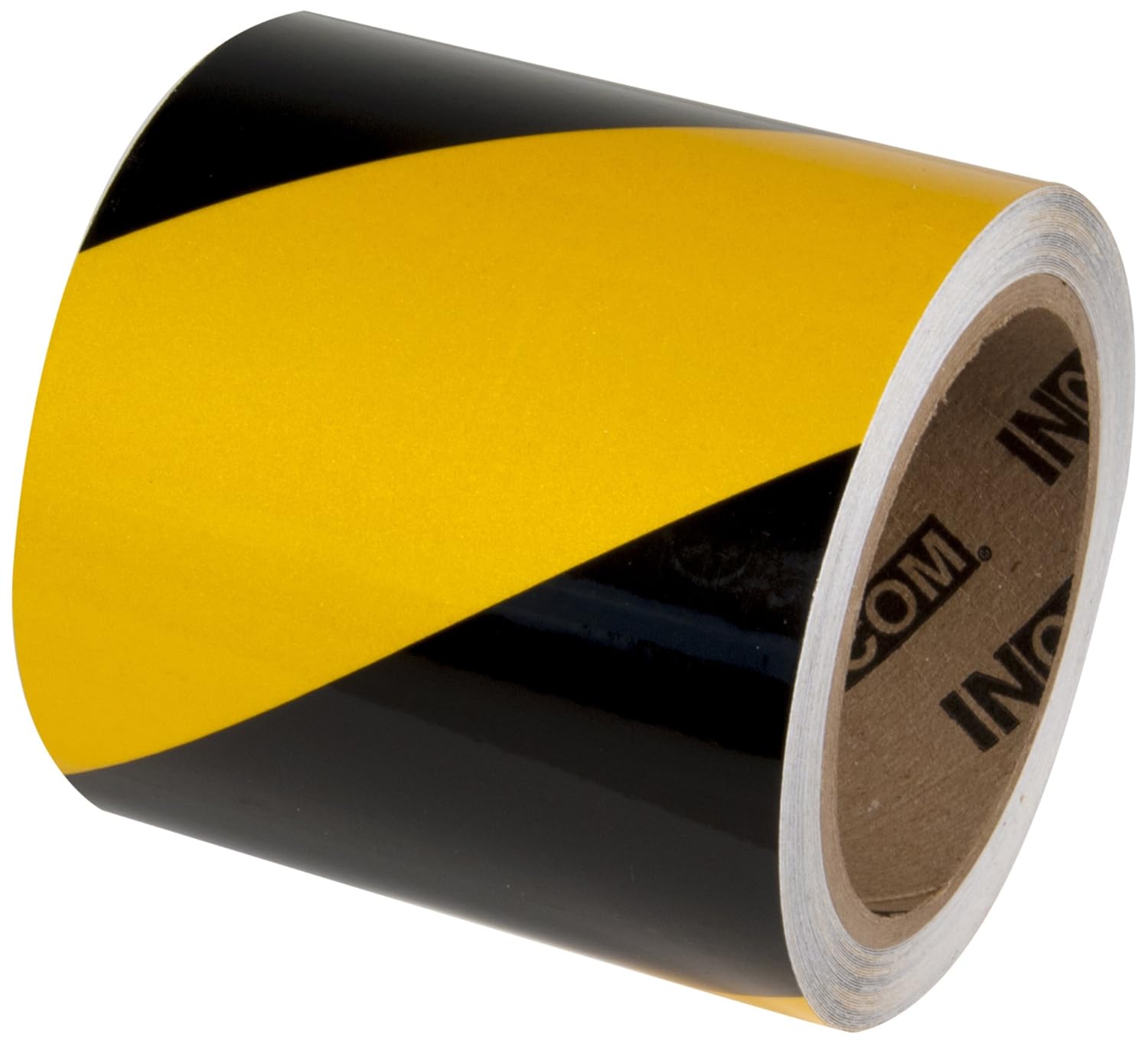 INCOM Manufacturing: Engineer Grade Reflective Tape, 1" x 150', Yellow/Black