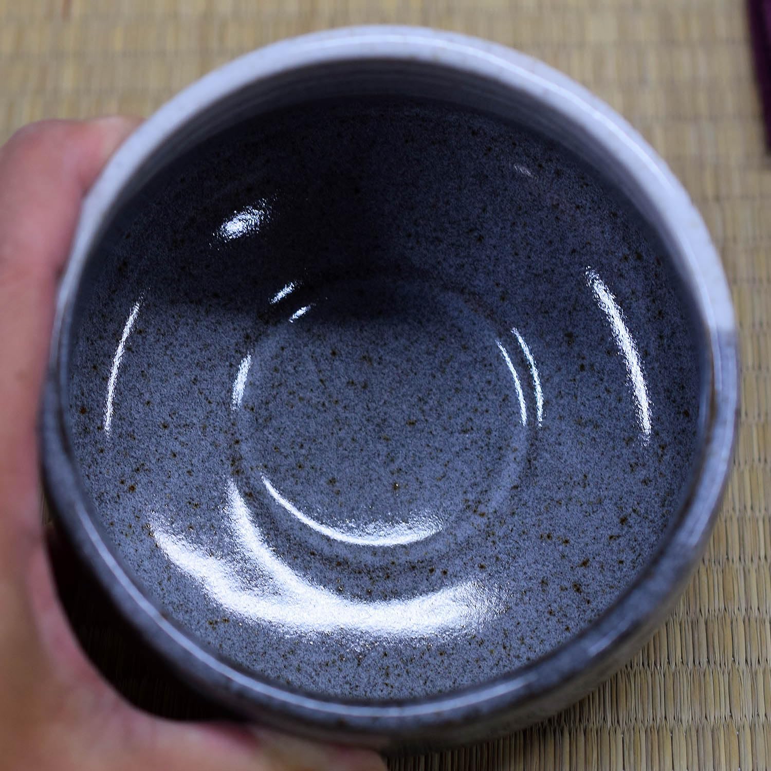 Japanese Matcha Bowl Gold Flower Kutani Yaki(ware)