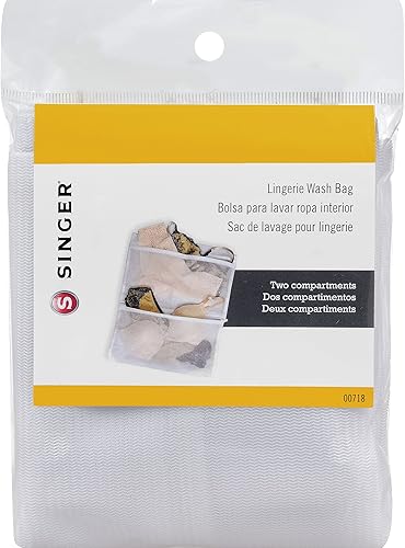 Miniatura 1 de Singer Bolsa de lavado de lencería de malla blanca pequeña