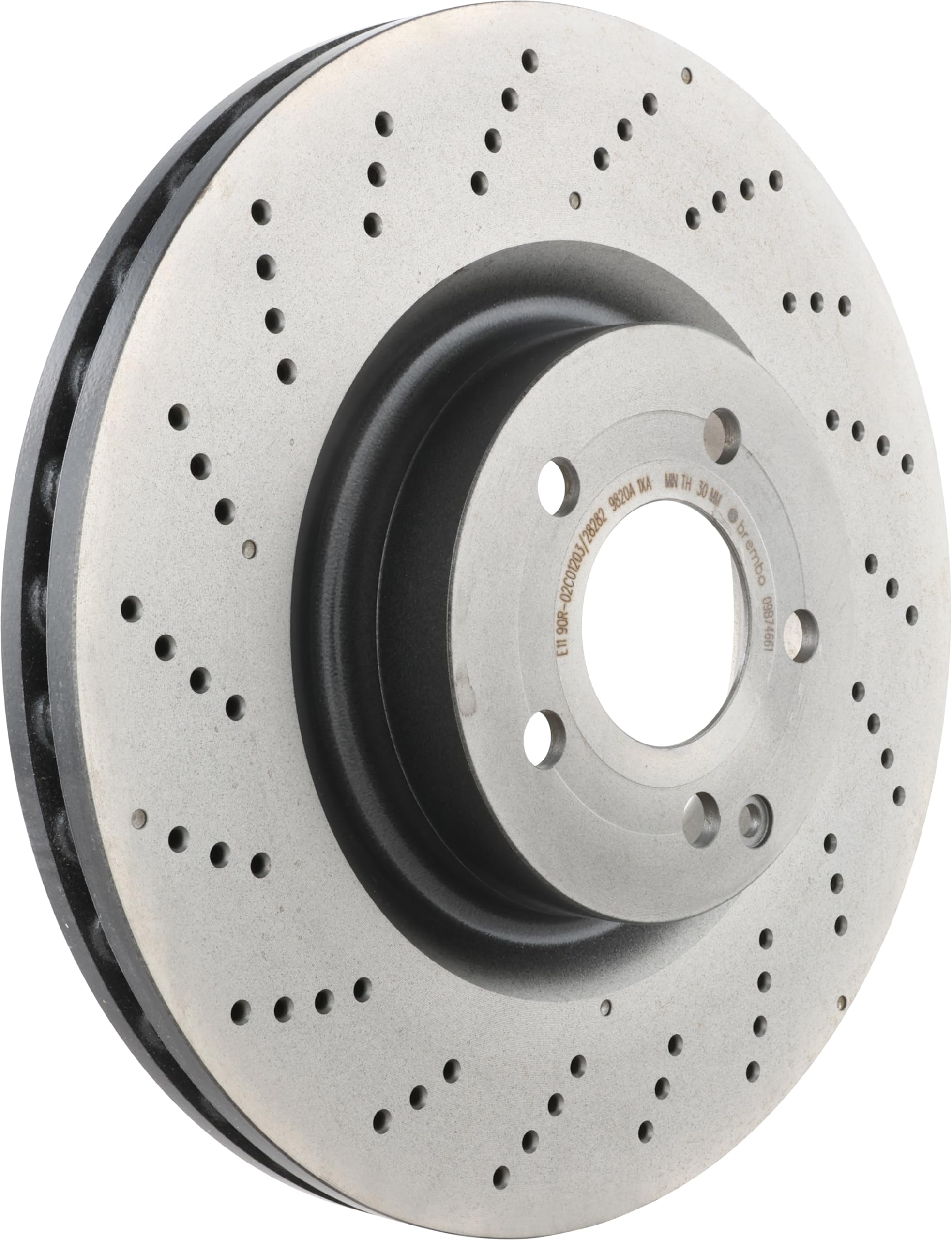 09.B746.61 Brake Disc x2 Front Fits Mercedes C-Class Coupe E-Class Coupe Brembo