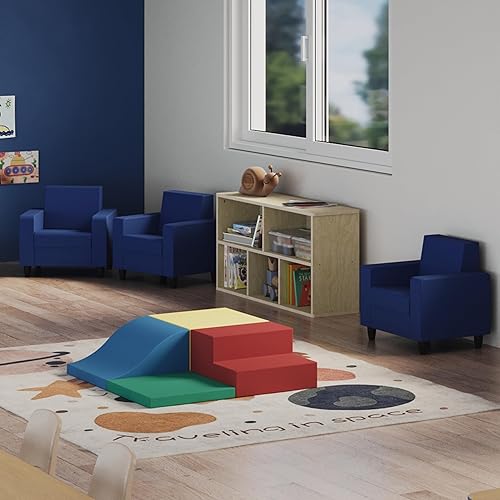 Miniatura 4 de Factory Direct Partners SoftScape 13232-108 - Escalador de esquina cuadrado para niños pequeños y niños, espuma suave segura para gatear y