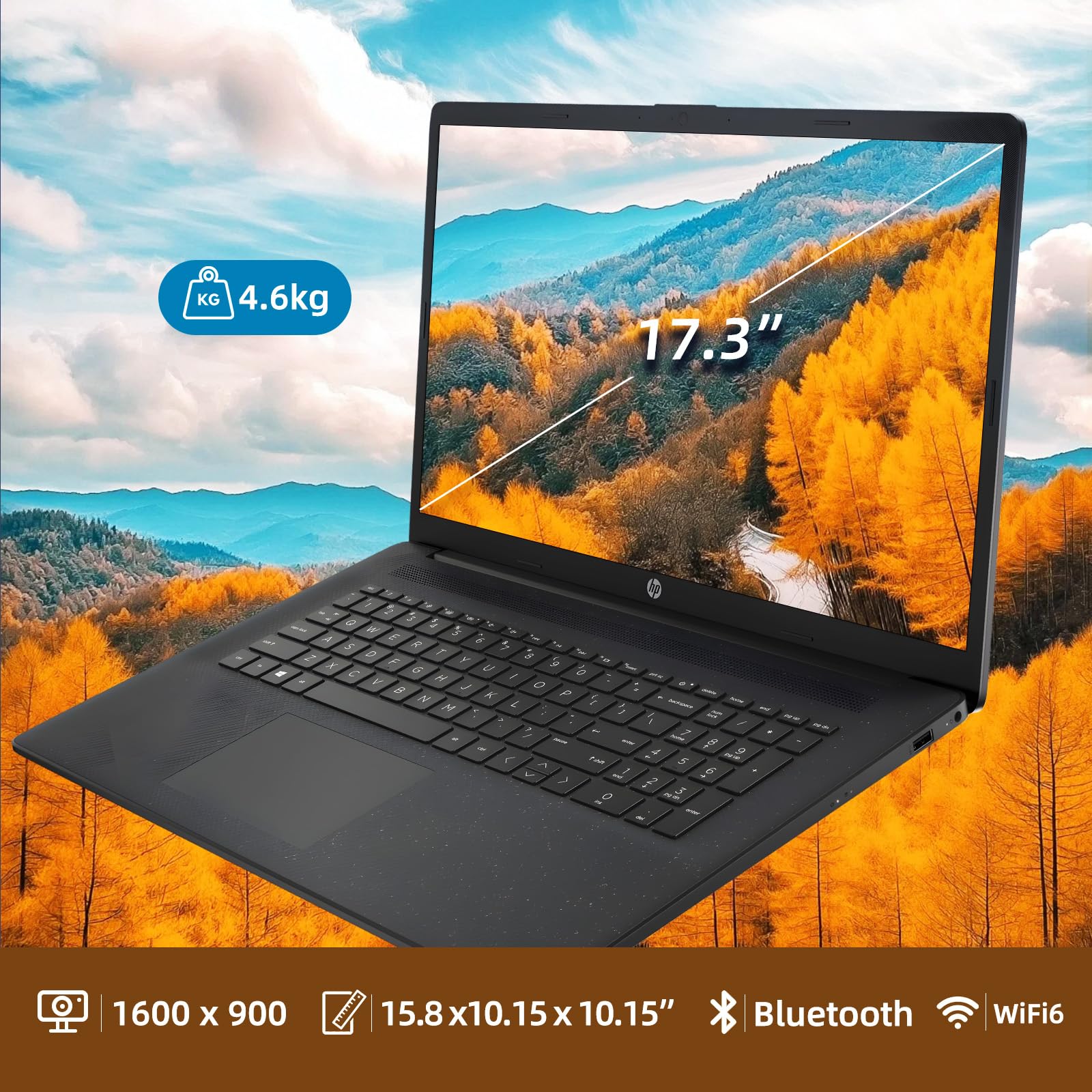 HP 17 Inch Laptop, 17.3
