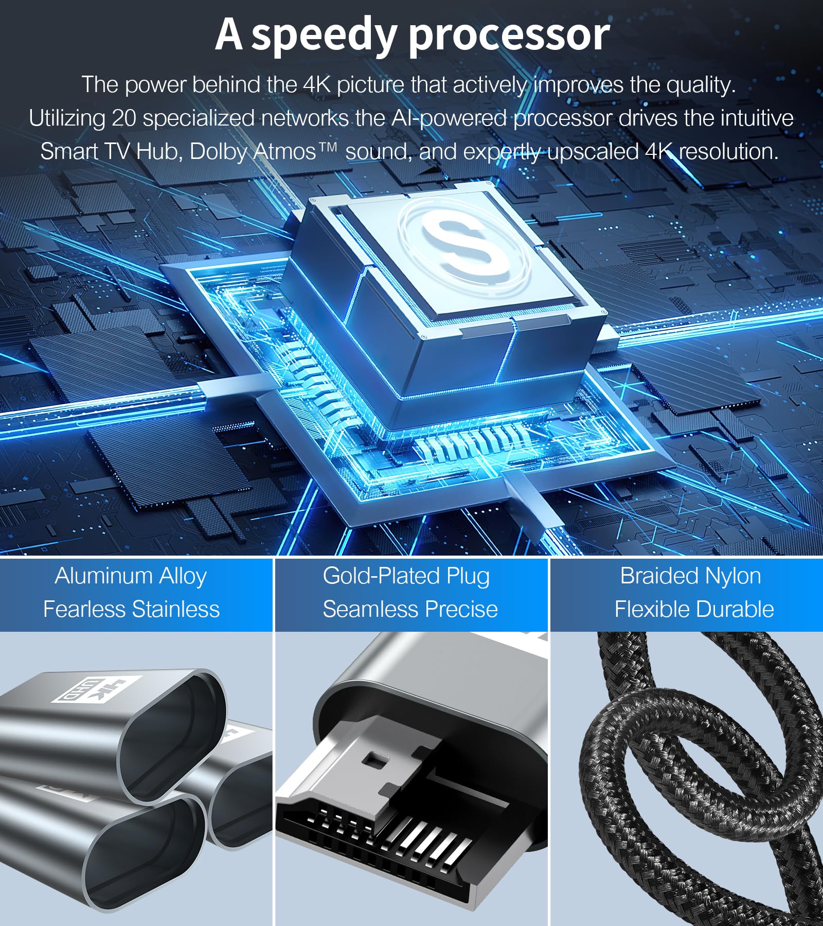 Cavo USB C a HDMI 6M (4K@60Hz),Cavo USB Tipo C a HDMI 4K UHD Compatibile Thunderbolt 3/4/5 con i Phone17 16 15 Pro/Max,MacBook Pro/Air, iPad Air, iPad Pro,Samsung S25 S24 a S8,iMac,XPS,Surface,Dell,HP