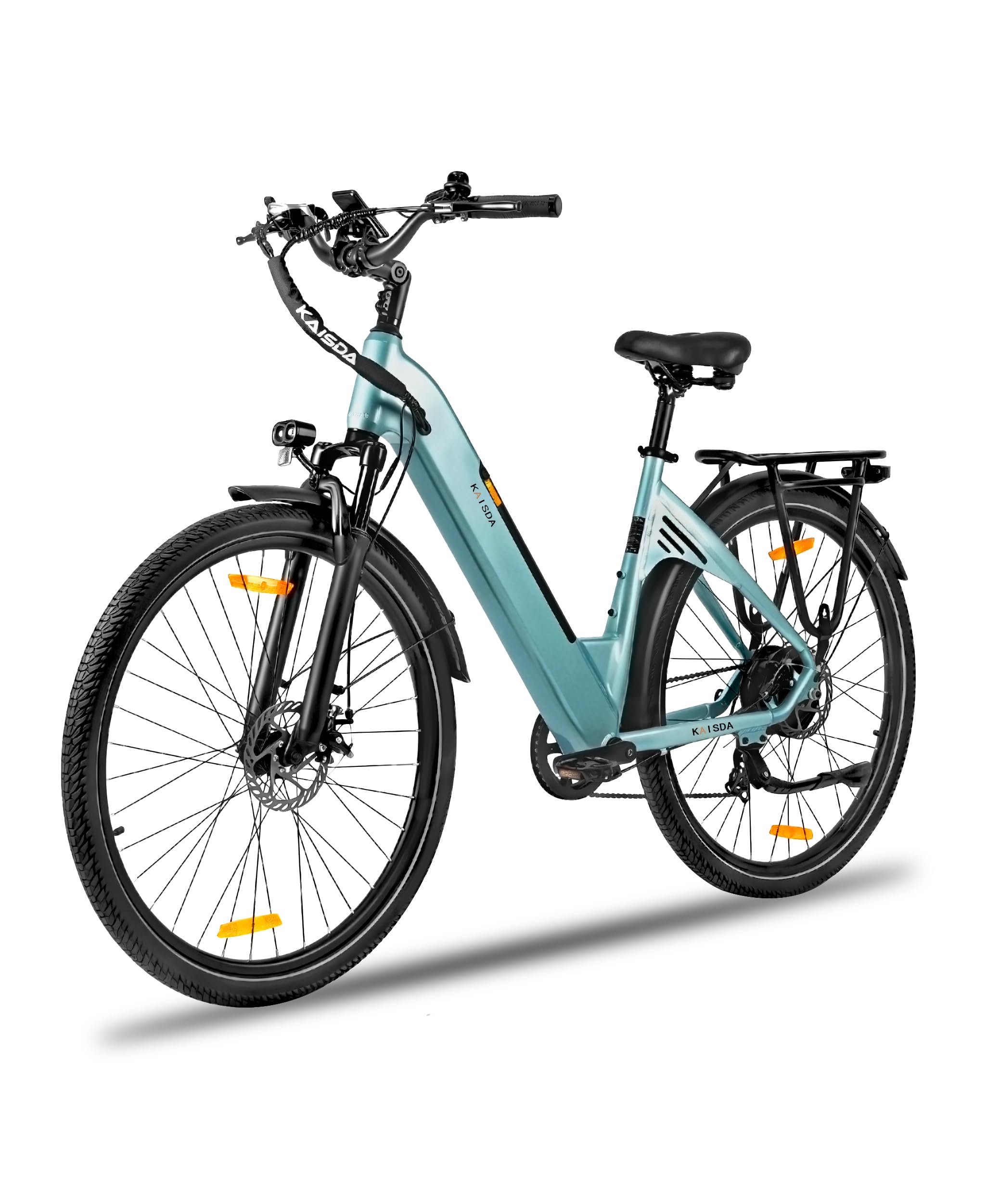 E-Bike Damen 28/26 Zoll,Elektrofahrräder City E-Bike Herren Damen mit 36V 20Ah Akku, bis 80 km, 250W Motor, 7-Gang, LCD-Display