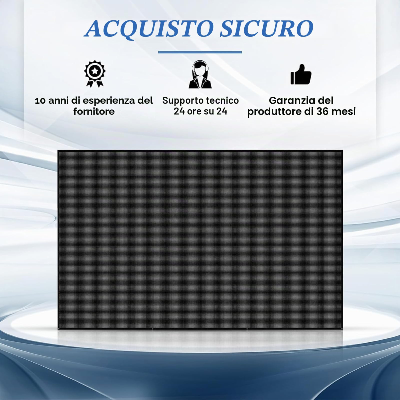 Telo Frontale per Tendalino Camper 2,44m x 3,8m, Pannello Parasole Traspirante per Veranda, Frangivista Universale per Roulotte con Kit Completo, 86% Protezione UV, Resistente a Vento e Pioggia
