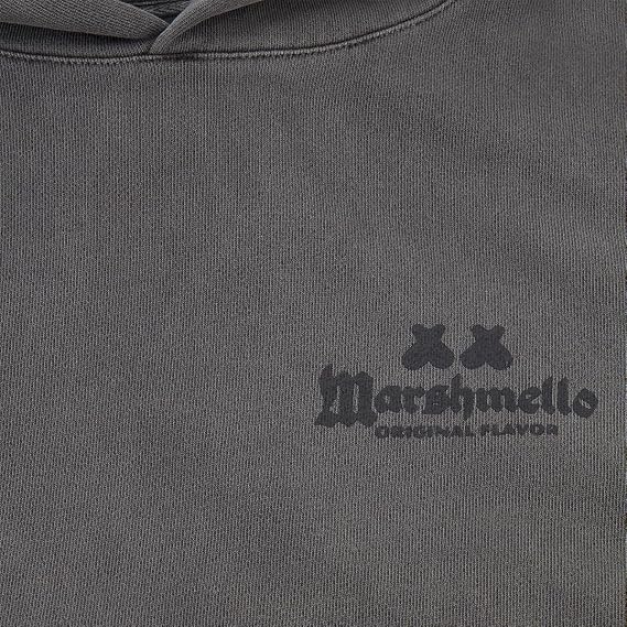 Marshmello - Original Flavor Unisex Heavyweight Hoodie Sweatshirt - Washed Black