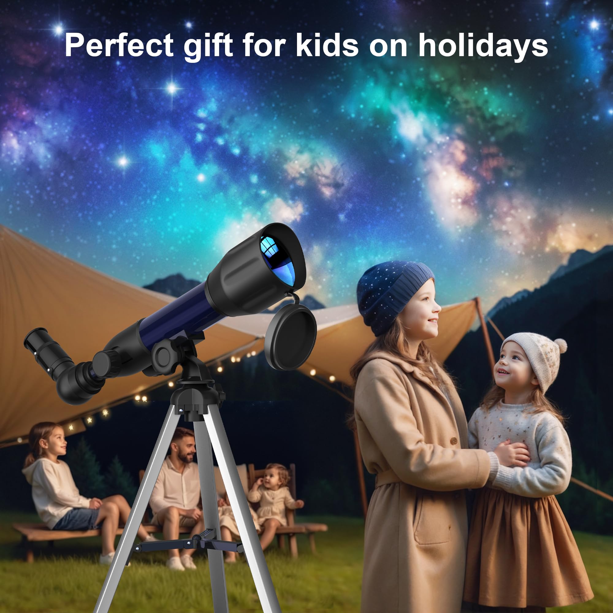 Astronomische telescoop voor kinderen, 360/50 mm HD, draagbare Astronomische telescoop voor kinderen, 360/50 mm HD, draagbare