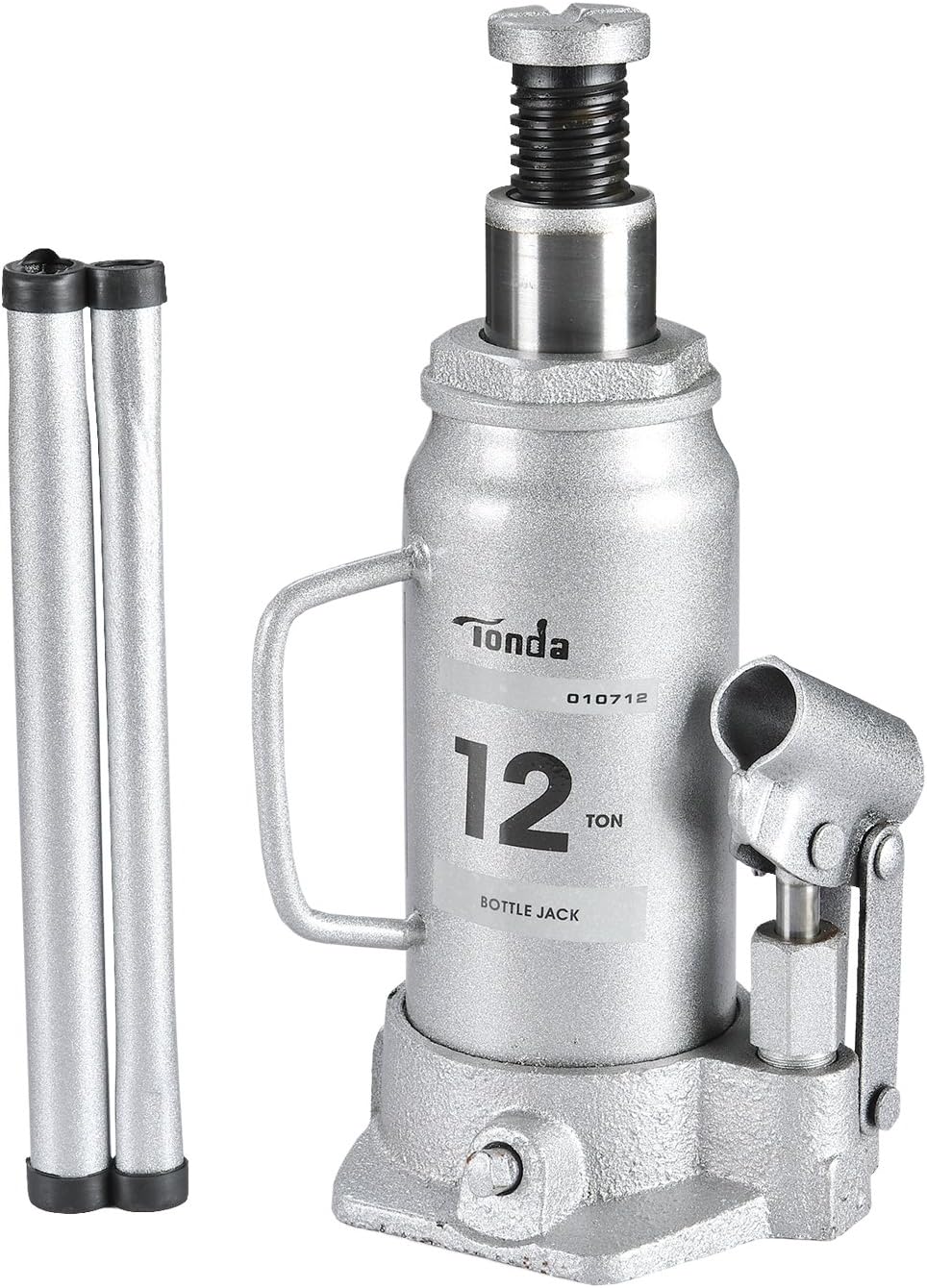 TONDA Hydraulic Bottle Jack, 12 Ton Capacity