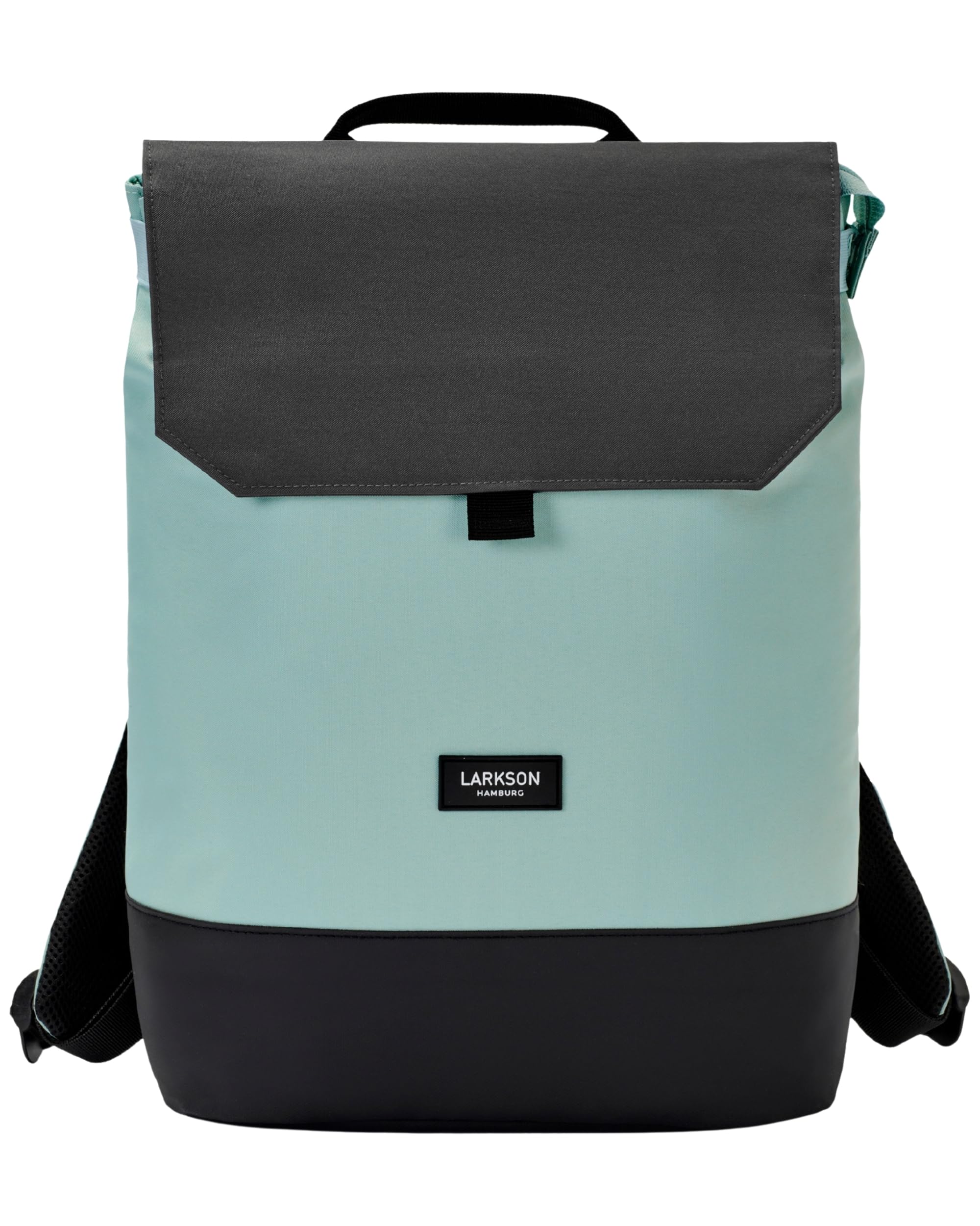 LARKSON Rucksack Damen Mint Grau - Nina - Damen Rucksack mit 16 Zoll Laptopfach für Uni, Arbeit & Reise