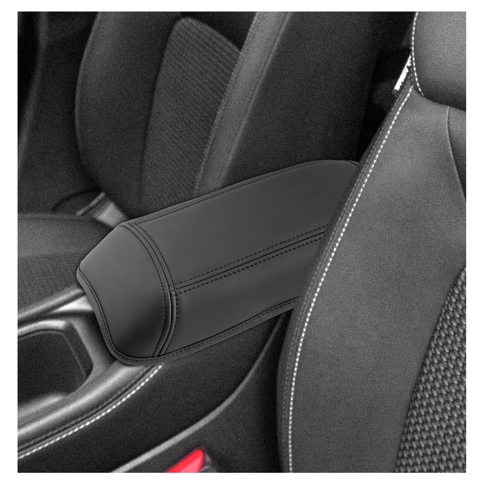 SXCY for 2025 Nissan Kicks Armrest Cover for 2025+ Nissan Kicks Center Console Cover 2025 Kicks Middle Console Cover 2025 Kicks Center Console Armrest Cover (0.24 Inches-Thin Cover)