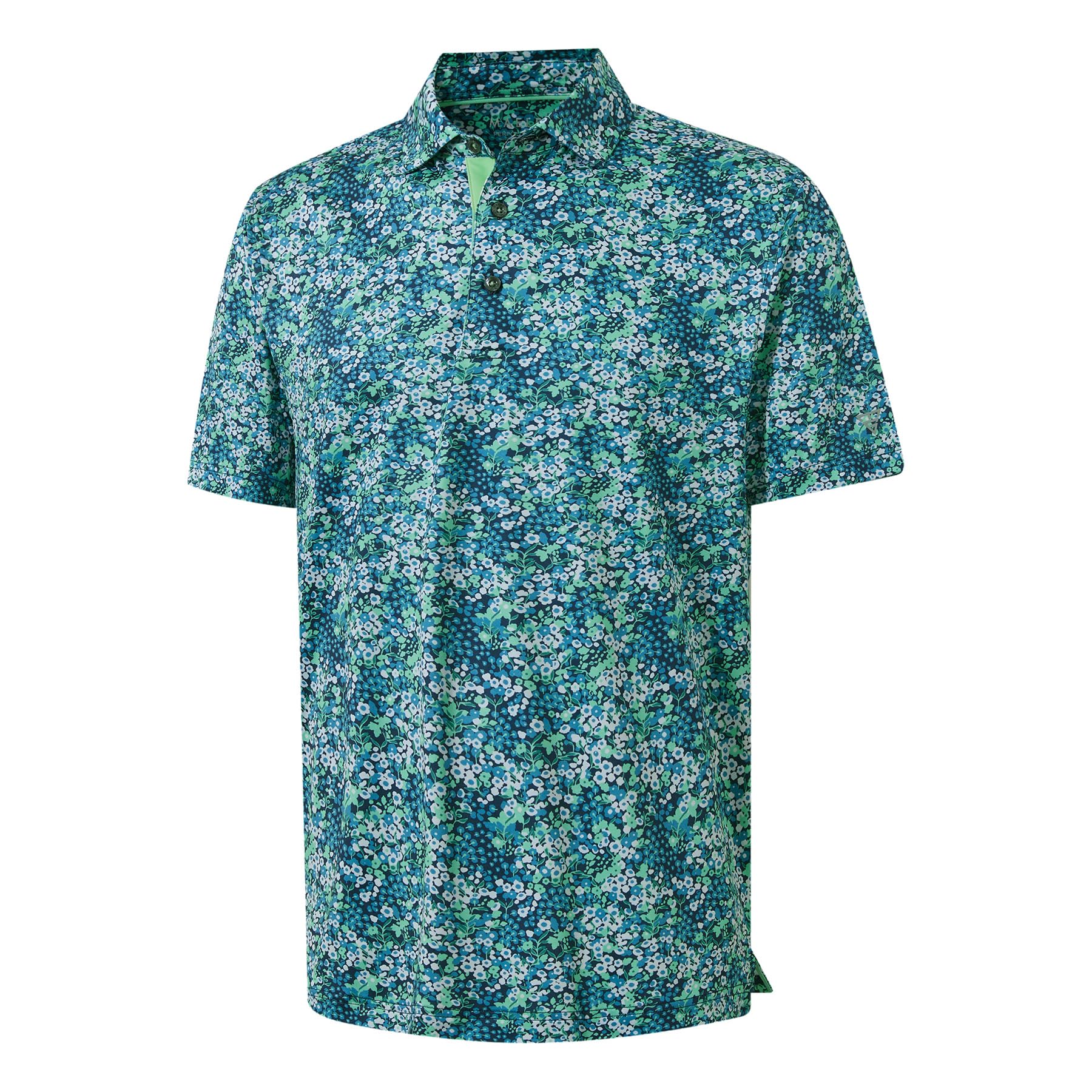 M MAELREG Mens Golf Shirt Short Sleeve Dry Fit Print Moisture Wicking Performance Patterns Collared Polo Shirt — view 10