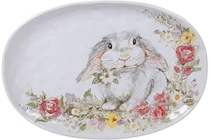 Certified Bunny Easter Serving Plate