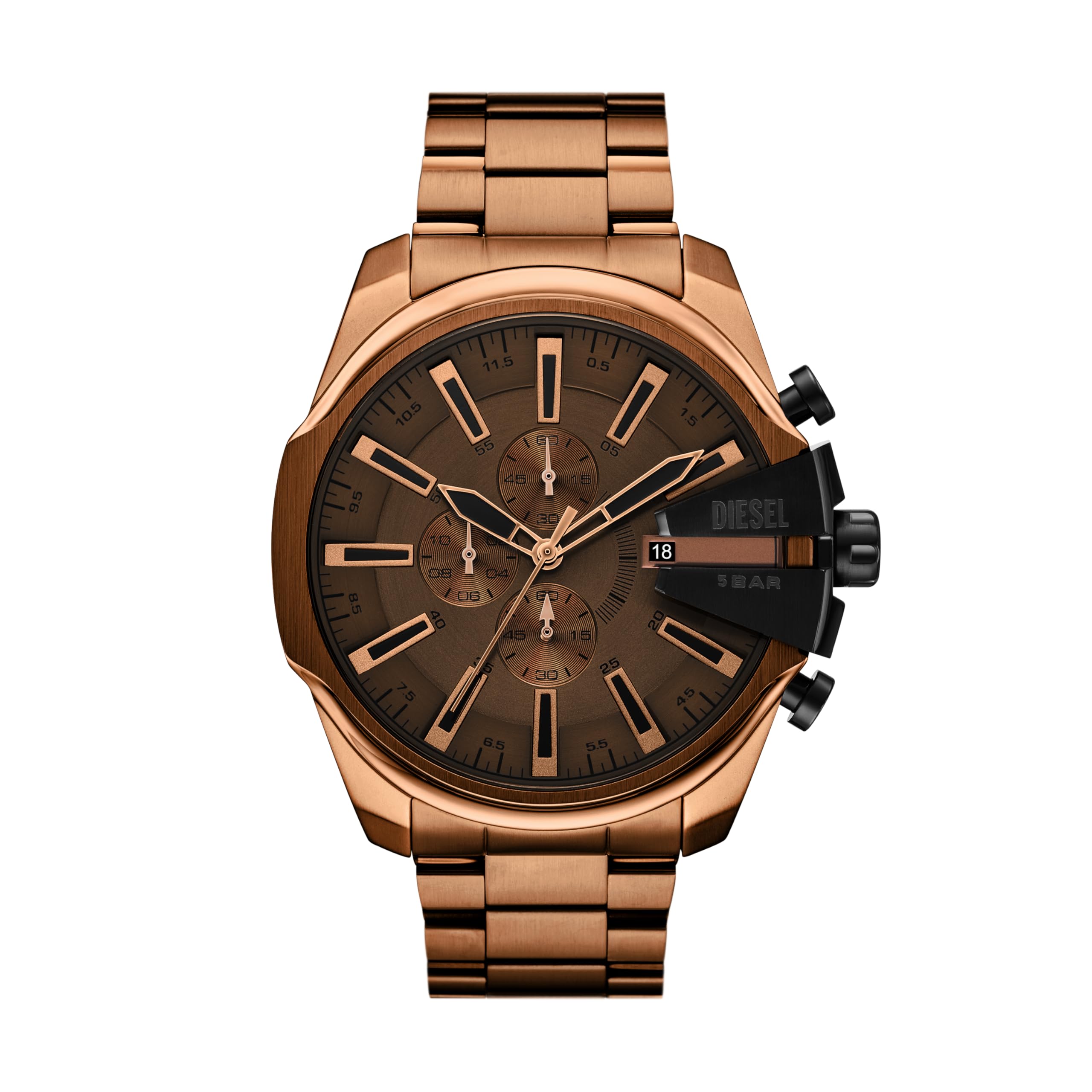 Mega Chief Slim Brown Quartz Stainless Steel Watch DZ4697-image-28