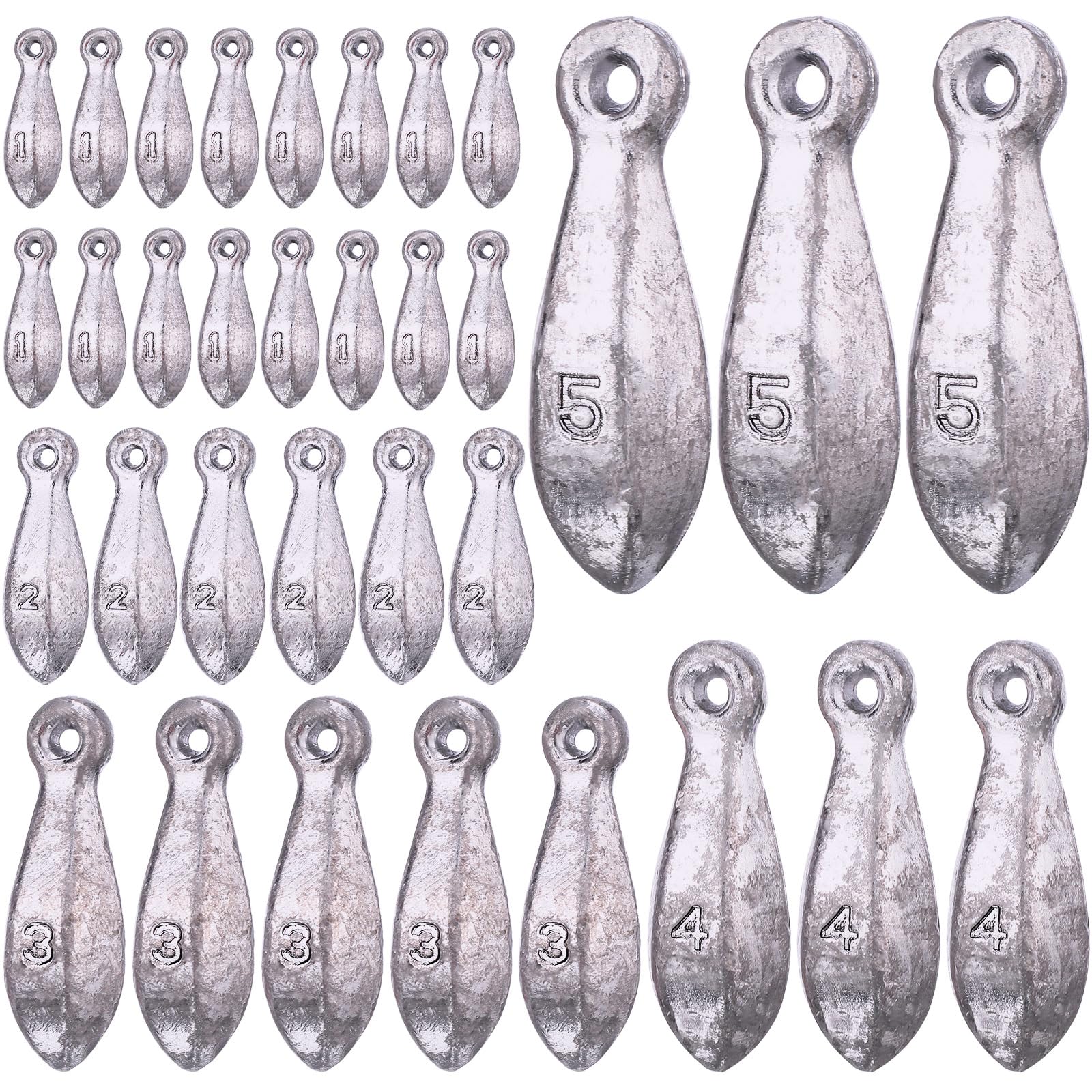 Pesca Pesci Sinker Kit Rig Pesca Peso Sinker Pesi Banca Sinkers Acqua Salata Sinkers Bass Casting in