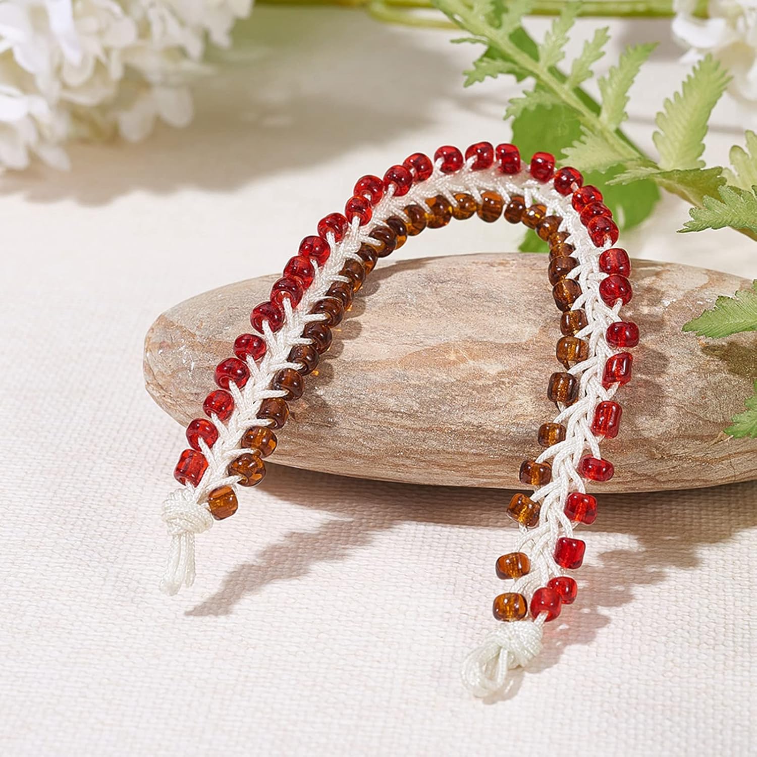 PH PandaHall 9 Color 0.8mm Nylon Beading String Chinese Knotting Cord Braided Thread Bracelet String Kumihimo Macrame Thread String Blinds String for Friendship Christmas Jewelry Making, 67 Yards - Image 2