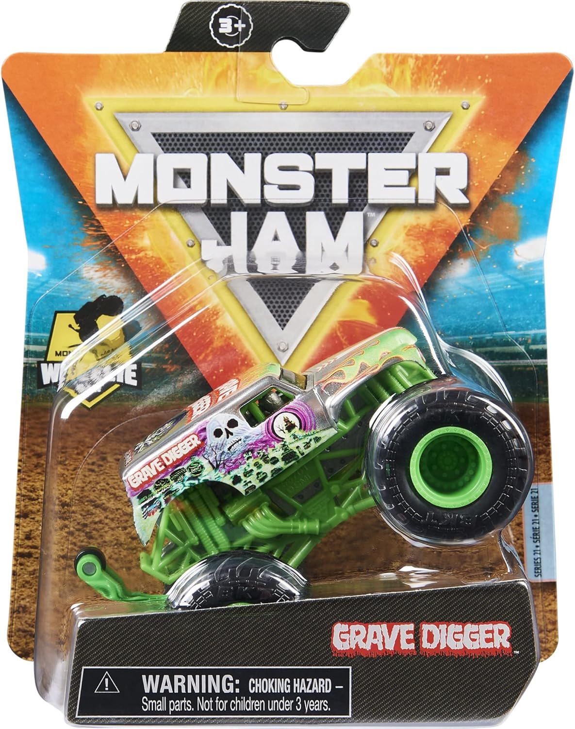 Amazon.com: Monster Jam 2021 Spin Master 1:64 Diecast Monster Truck ...