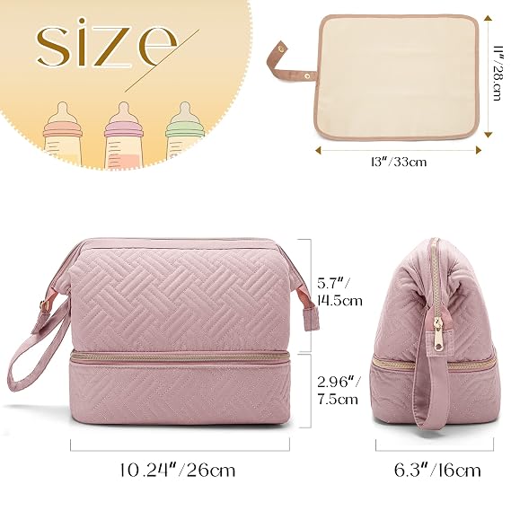 Fasrom Wearable Breast Pump Bag Compatible with Eufy, Medela & Elvie Pumps