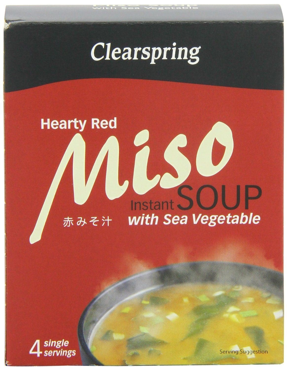 Sopa Miso Roja Clearspring 40g Pack de 2