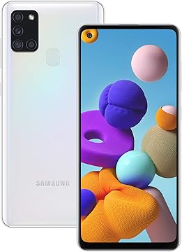 Samsung Galaxy A21s Android Smartphone SIM Free Mobile Phone White UK Version 