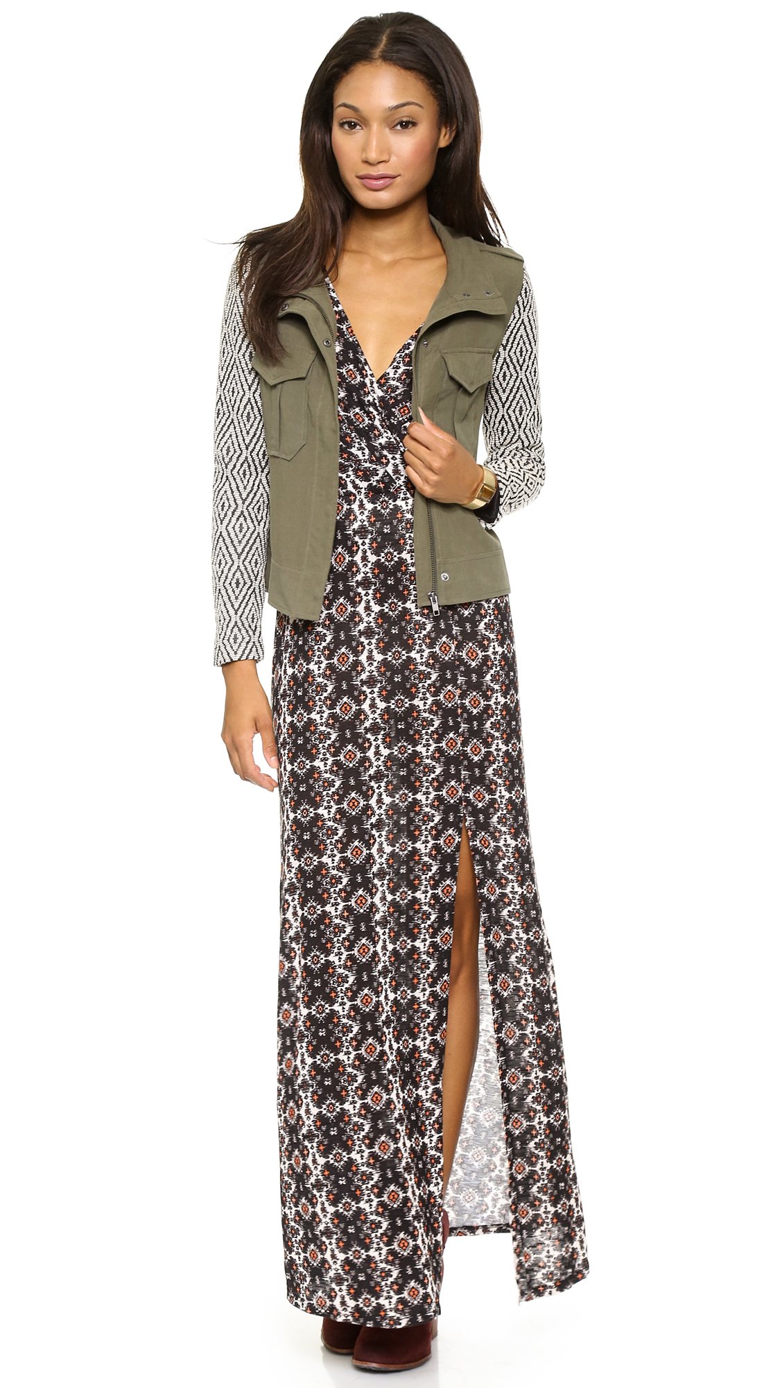 zappos long sleeve dresses Ever-Pretty See-through Chiffon Puff Long Sleeve Mother Dress
