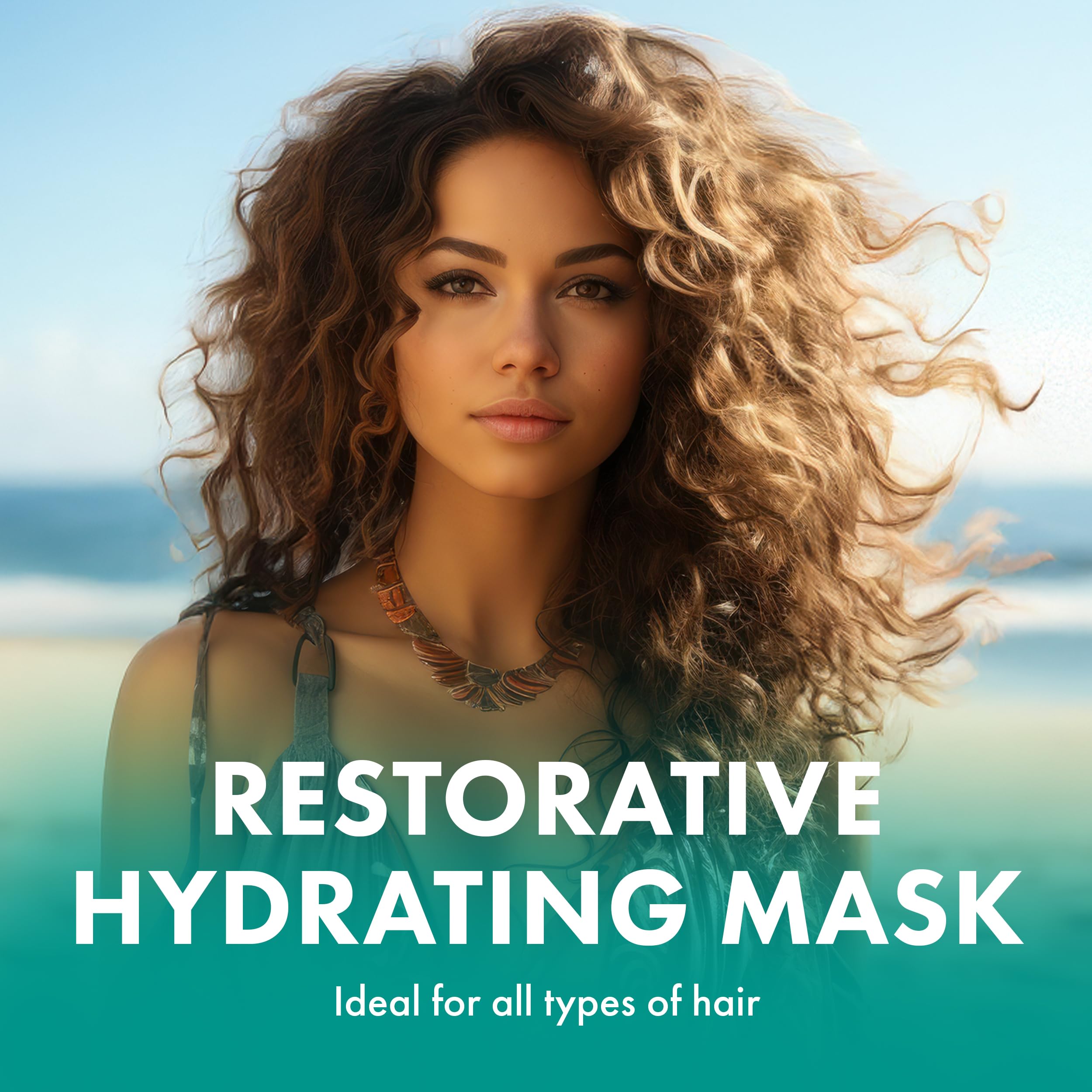 Agave Restorative Hydrating Mask Deep Conditioning for Dry or Damaged Hair, 8.5 fl oz