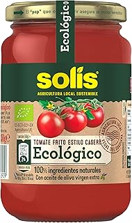 Solís Tomate Frito Estilo Casero Ecológico Frasco Cristal - Sin Gluten - 350g