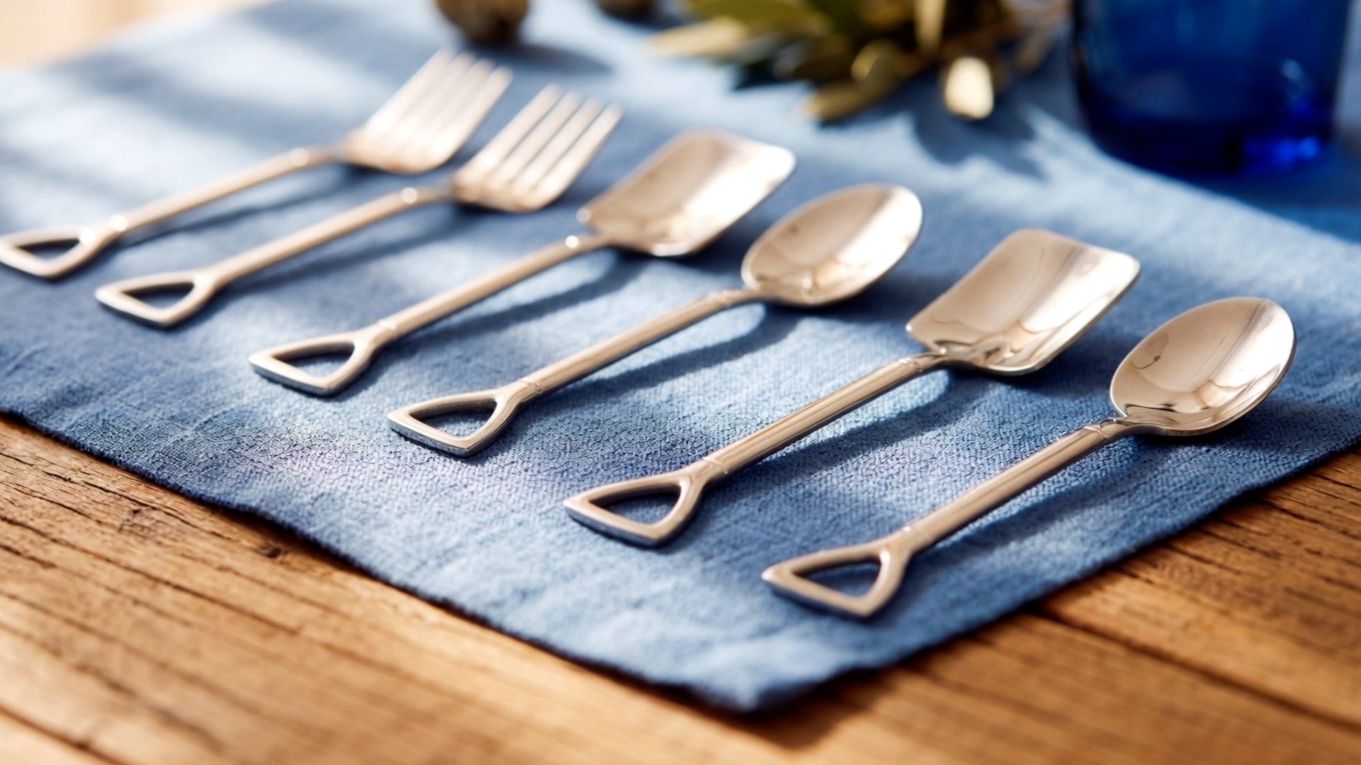 Amazon.com | 9 Pcs Silver Mini Shovel Spoons and Fork Set for