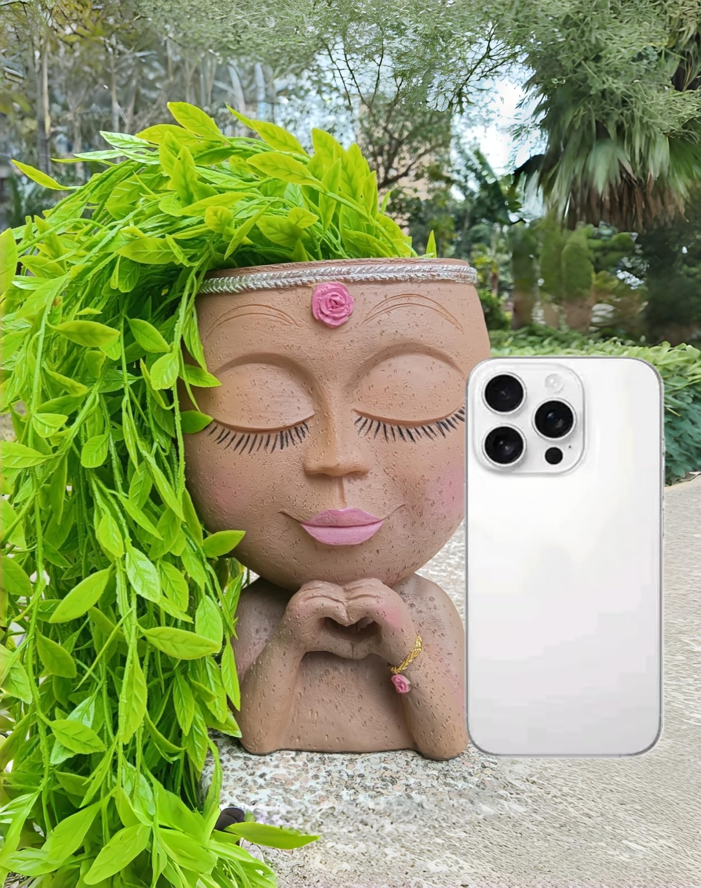 Succulent Pots Face Flower Pot Head Planter Face Planter Head Planters for Indoor Plants Flower Pots Succulent planters