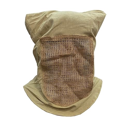 QFCFRQ Headsman Halloween Horror Mask Executioner Butcher Headgear Creepy Scary Burlap Masks Cosplay Party - Headsman D