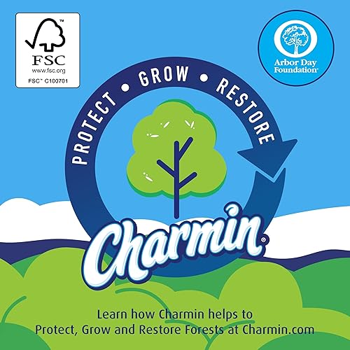 Miniatura 9 de Charmin Papel higiénico ultra fuerte y limpio, 30 megarrollos familiares = 150 rollos regulares