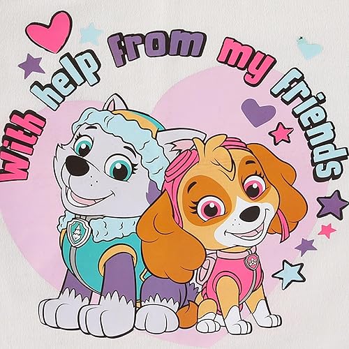 Miniatura 9 de Paw Patrol Nickelodeon - Camisa de manga corta para niñas, paquete de 3 unidades para niños pequeños y niños pequeños