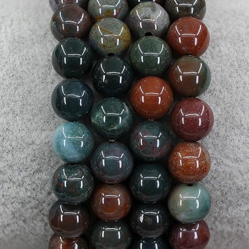 Miniatura 6 de Amandastone Natural Gemstone 8mm Round Beads Stretch Bracelet 7 Inch
