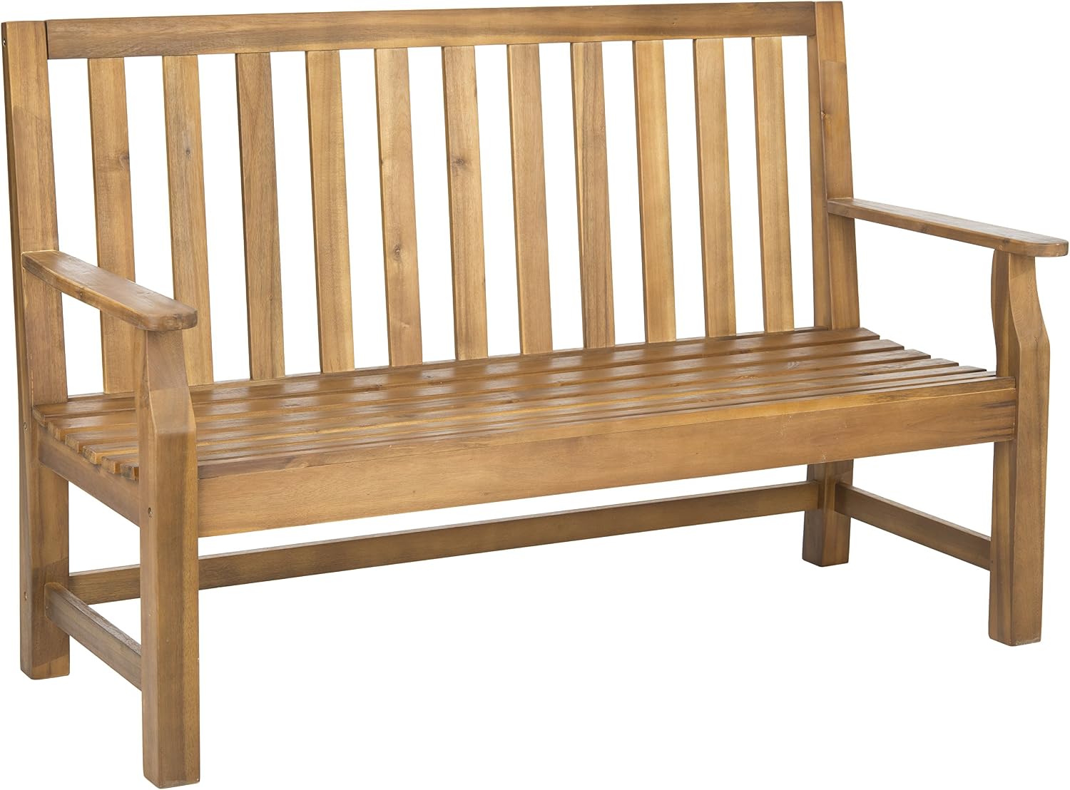 Safavieh Patio Collection Edwin Adirondack Acacia Wood Bench