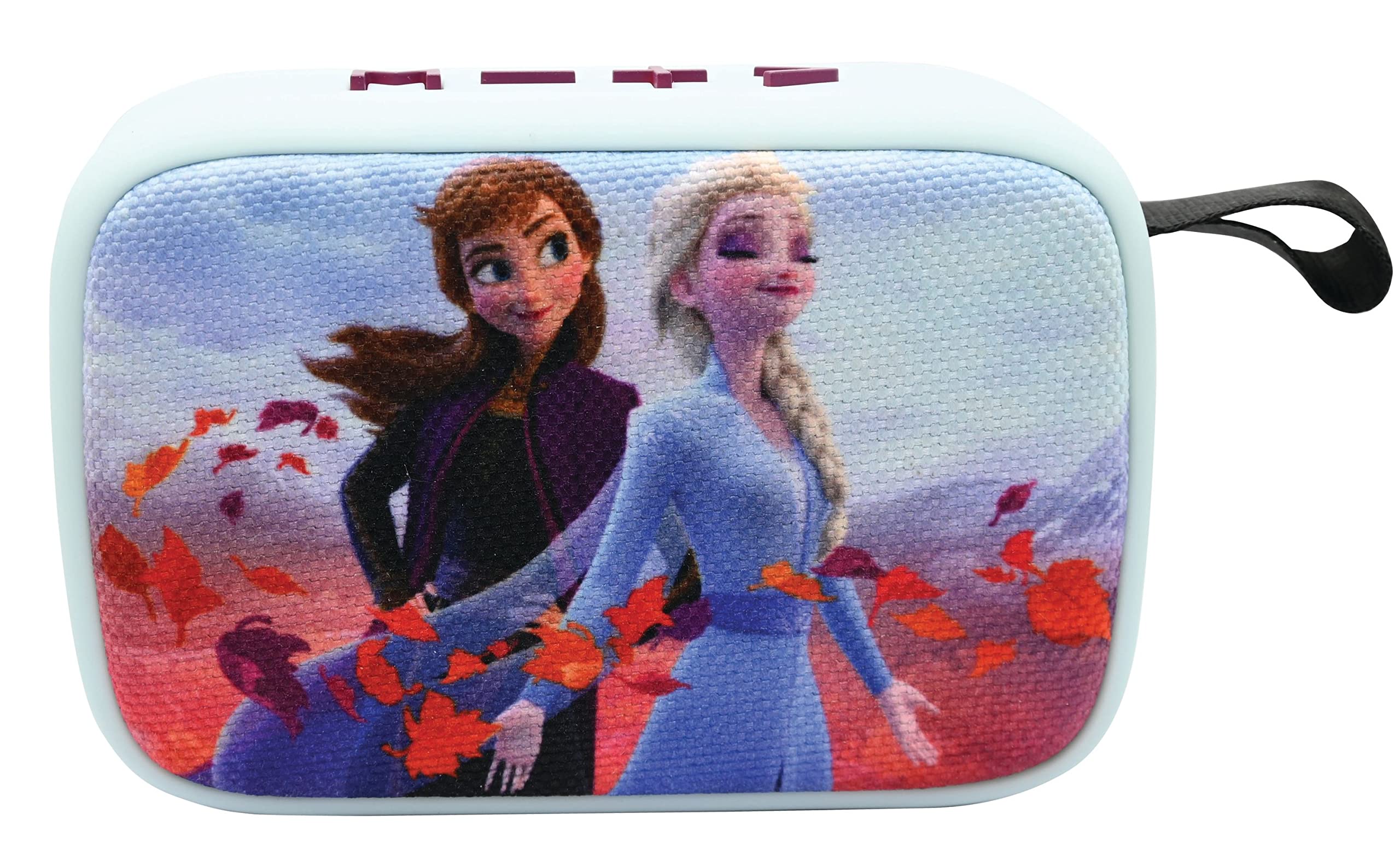 Lexibook Disney Frozen, Przenośny Głośnik Bluetooth. Bezprzewodowy. Radio Fm. USB. Karta Sd. Akumulator. Niebieski, Fioletowy. BT018FZ