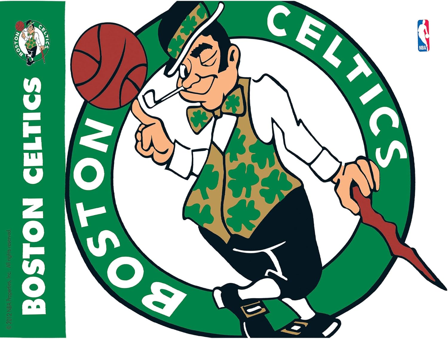 Hottest Sale Tervis Made in USA Double Walled NBA Boston Celtics Insulated Tumbler Cup Keeps Drinks Cold & Hot, 24oz, Colossal