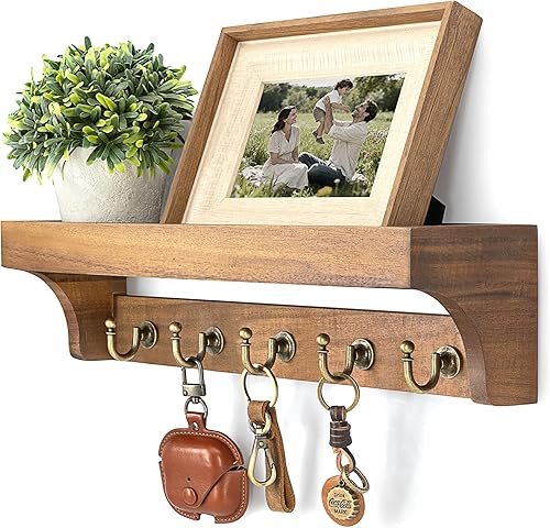 Rebee Vision Soporte para llaves de 14 pulgadas - Acacia