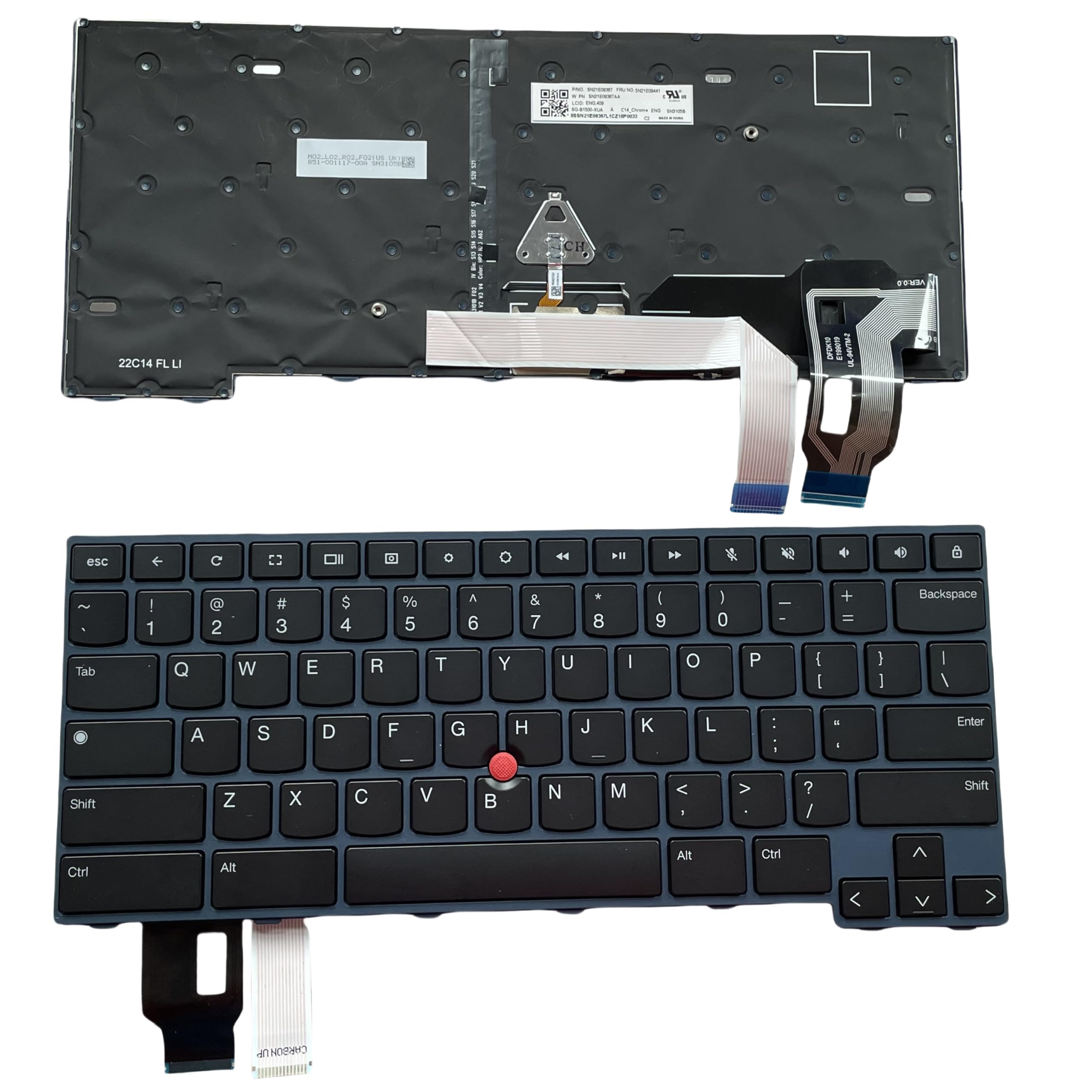 Lenovo（レノボ） ThinkPad us配列キーボード Amazon.com: New Keyboard US Layout for Lenovo ThinkPad C14 1st