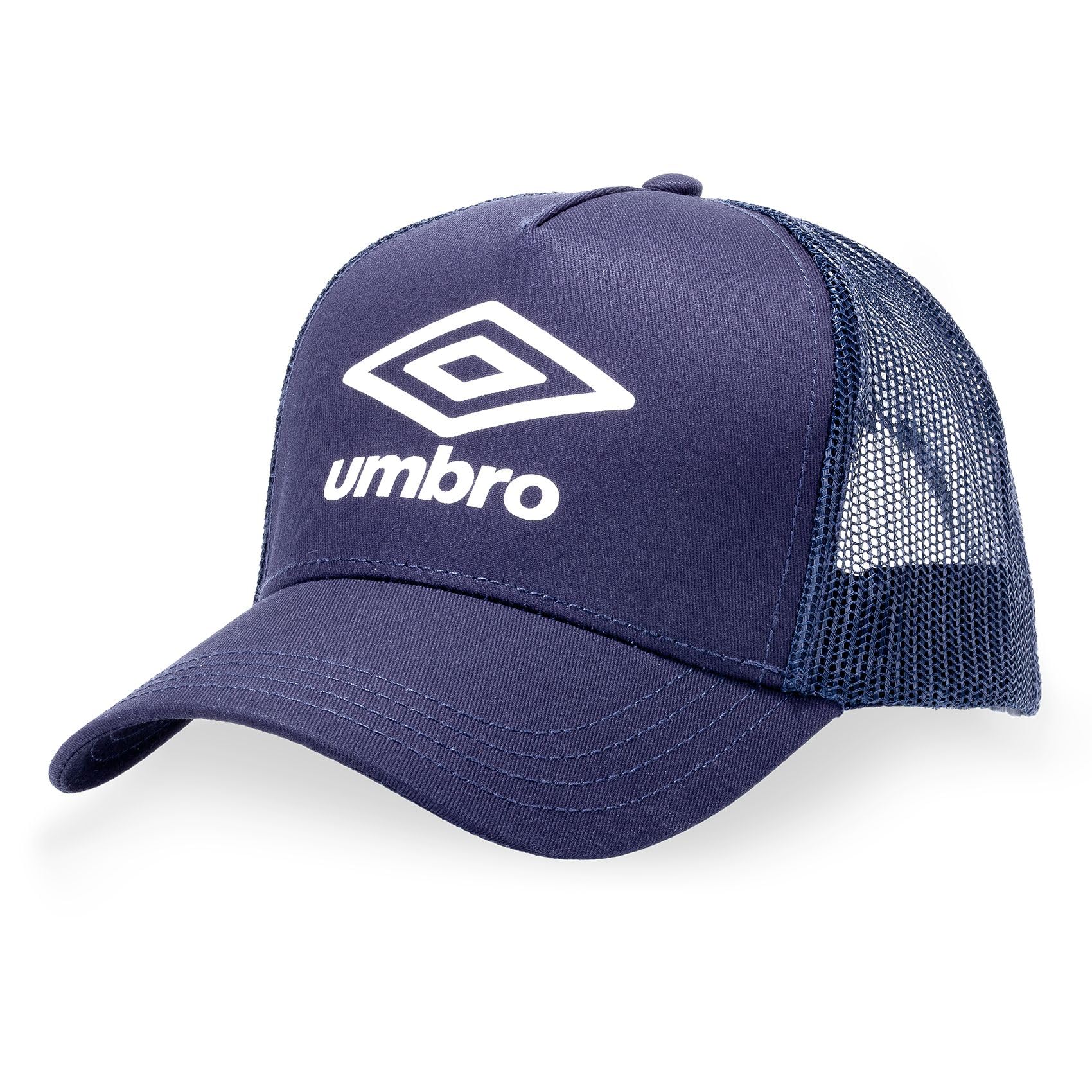 Umbro Men's & Women's Adjustable Cap, Original Baseball Cap, Blau Navy/White, One Size