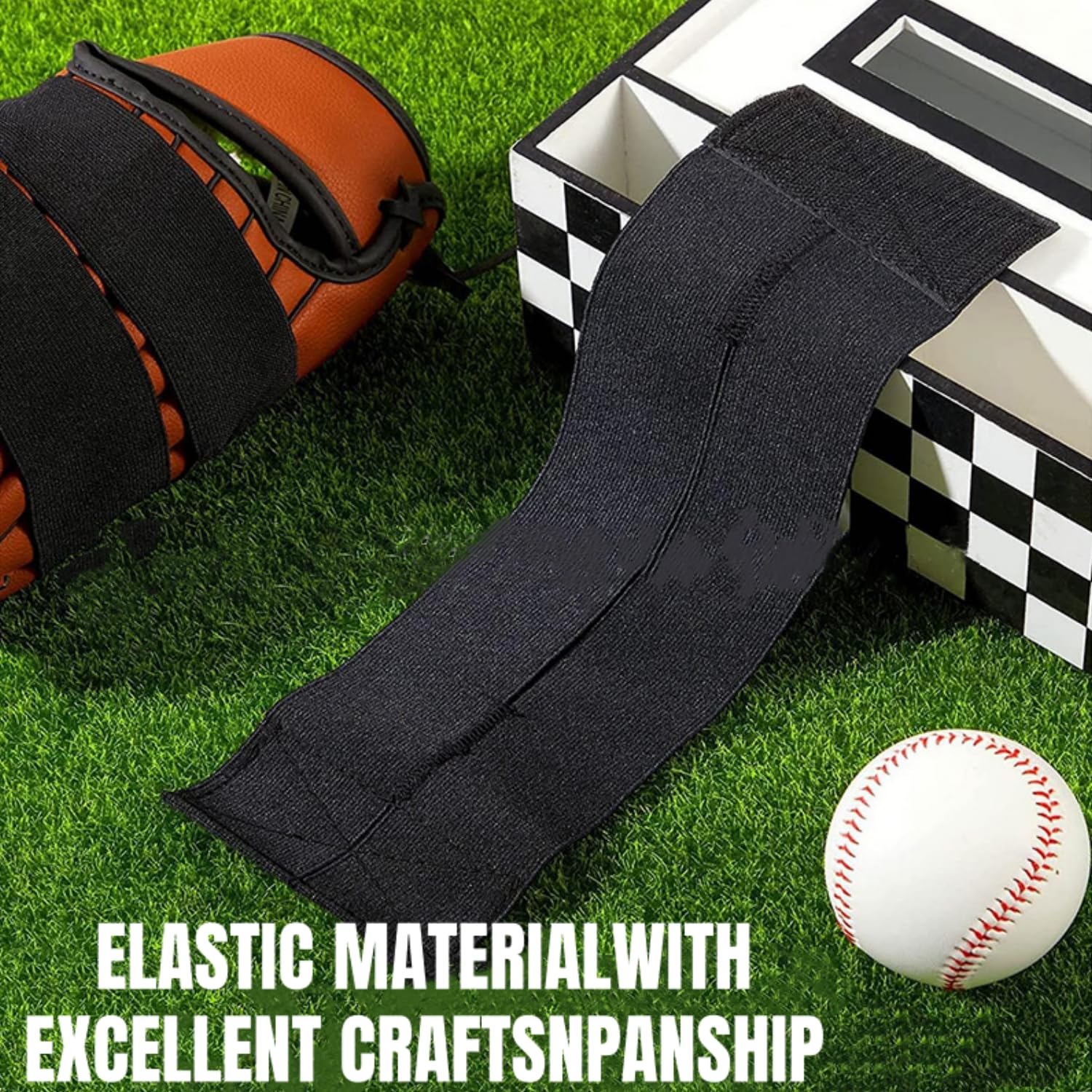 Élastique Enveloppe de Gants de Softball, Sangles Élastiques pour Gants de Softball, Sangle de Gant de Baseball, Maintient Rapidement la Poche Formée, Facile à Mettre et à Enlever Cadeaux D'athlète