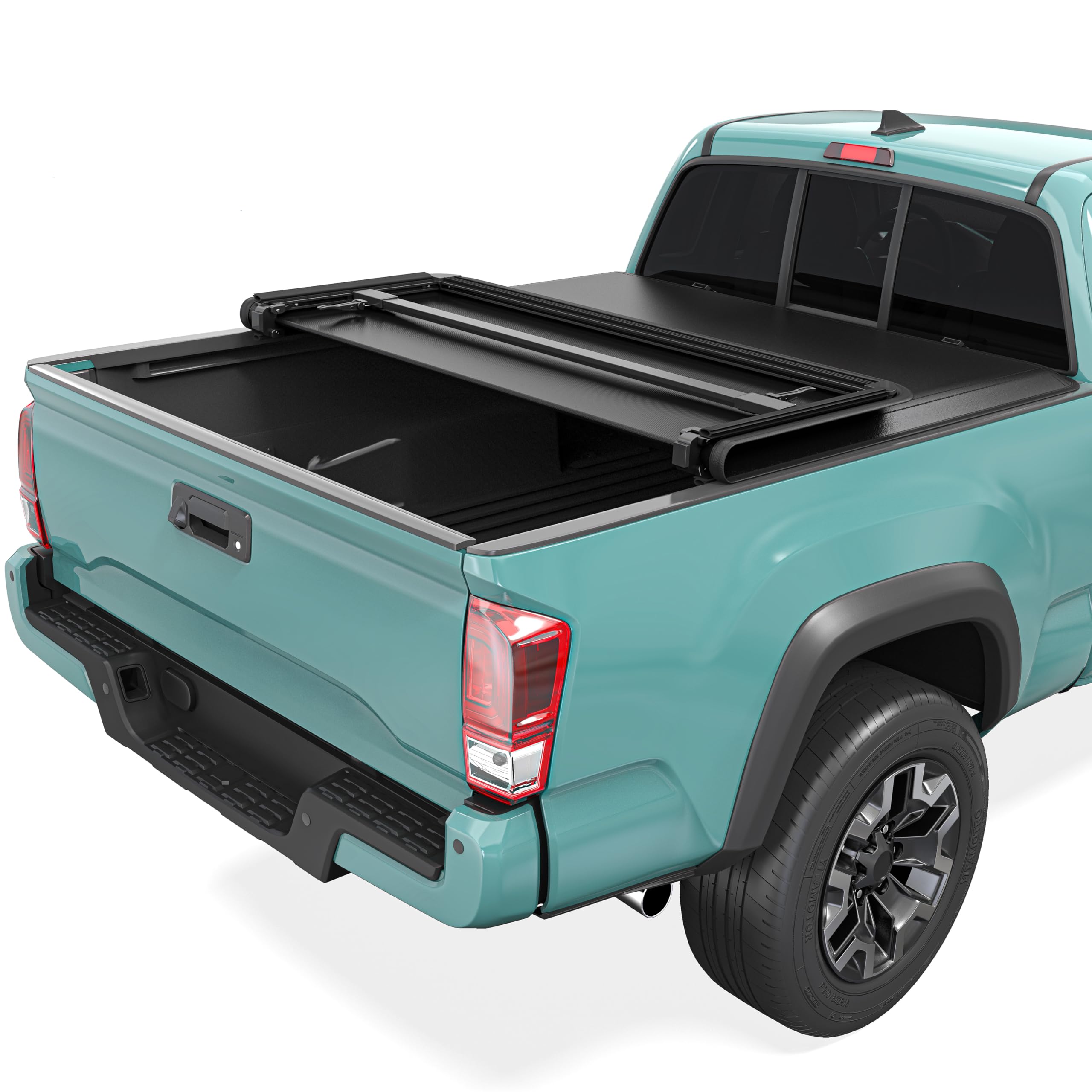 SYNTHACY Soft Tri-Fold Tonneau Cover