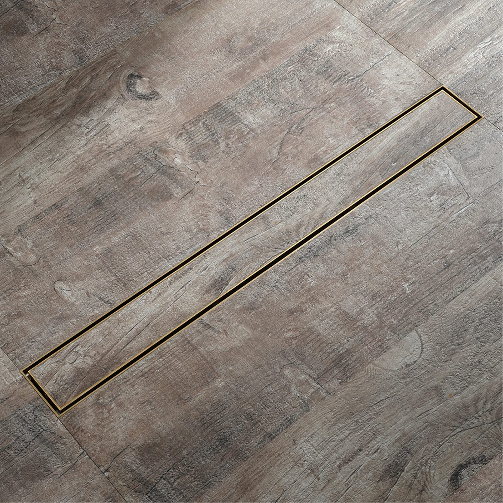 61 cm liniowy odpływ prysznicowy z płytką rt ruszt ze stali nierdzewnej 304 sitko do włosów szczotkowane d h idealny do łazienki Renovat nowoczesny odpływ podłogowy Solut