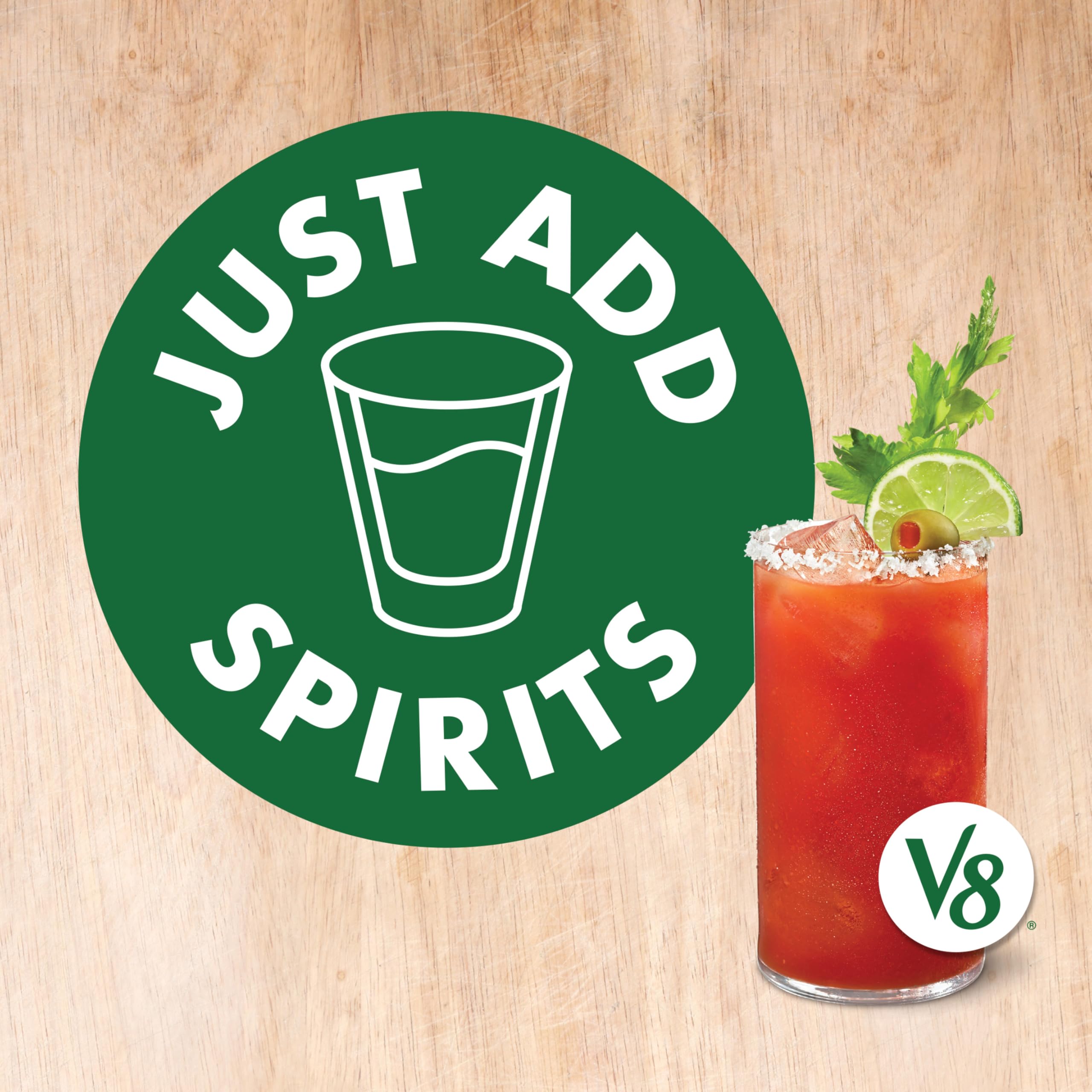 V8 Bloody Mary Mix, jugo de verduras para cócteles, botella 46 oz