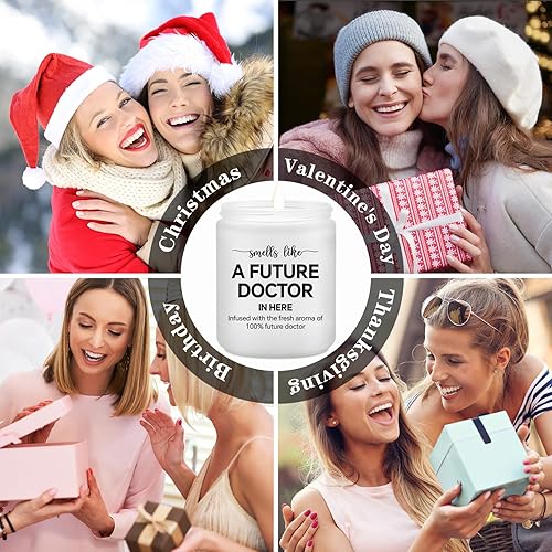 Miniatura 5 de Maybeone Regalos de doctorado para mujeres, regalos de graduación de doctorado, regalo de vela "A Truly Great Doctor is Hard to Encontrar", regalos