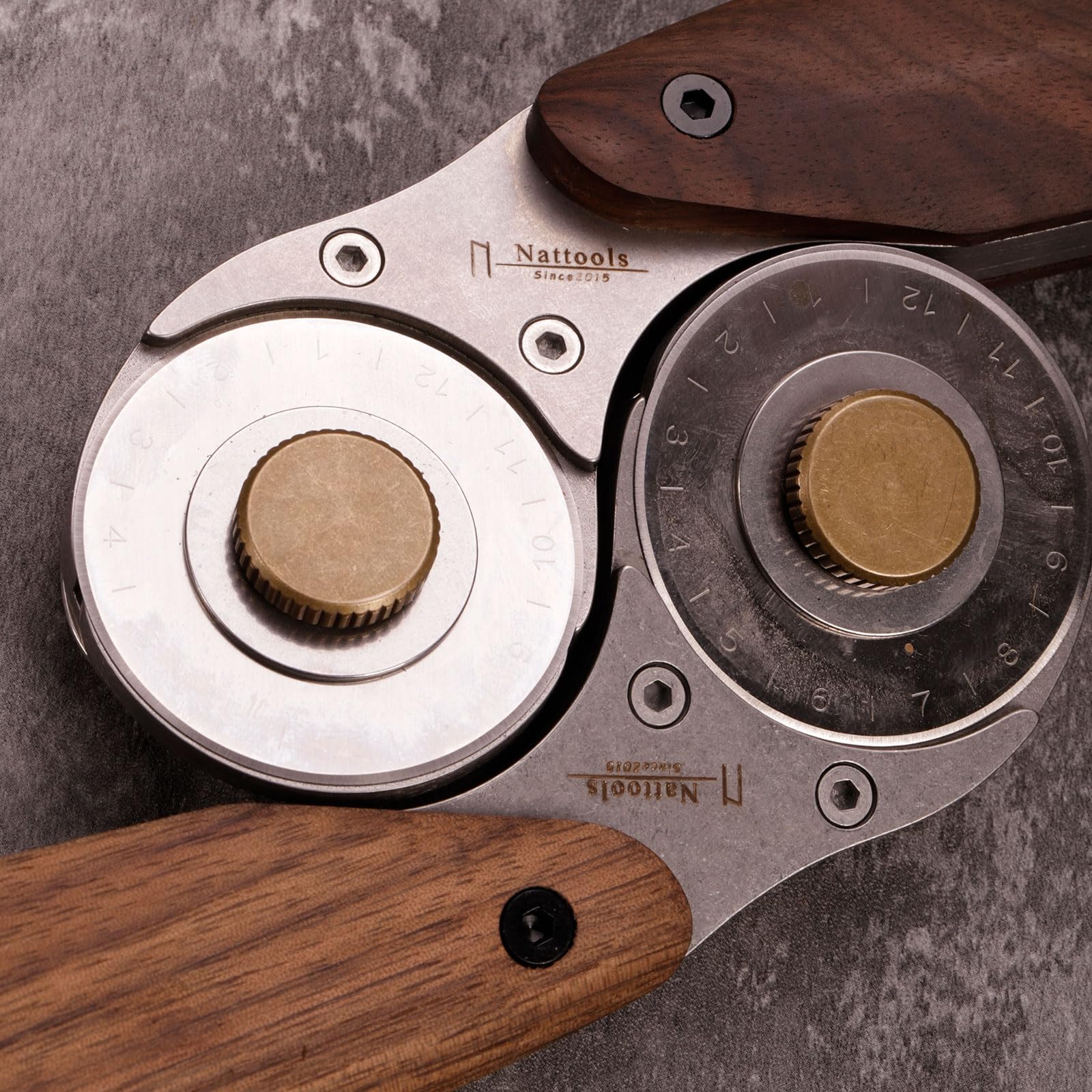 45 mm Rollschneider mit 8 geraden Linien, Haltepunkten, Wellenmustern, Ersatzklingen, schwere automatische Stoffschere, Kreisschneider zum Nähen, Quilten, Bastelwerkzeug