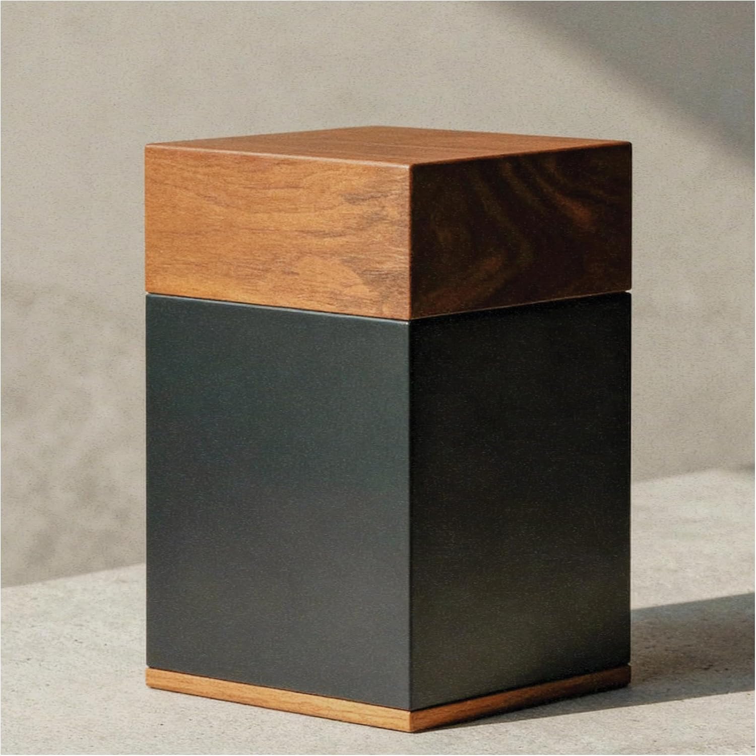 AspenStudio Black Walnut Wooden Cremation Urn for Adult Human Ashes Handcrafted Urn by Aspen Studio - Image 6